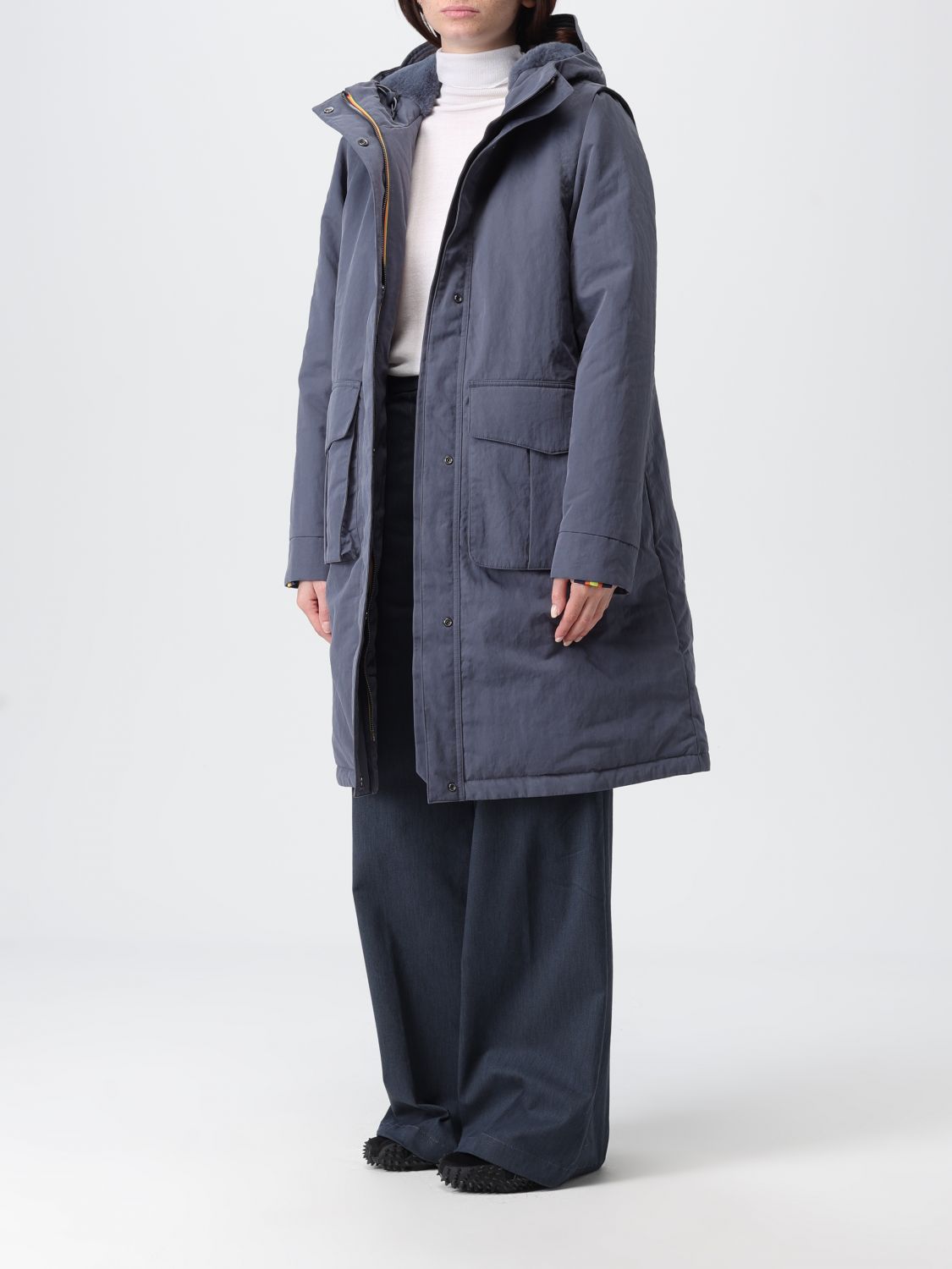 Coat Woman color Blue