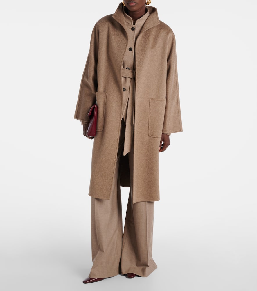 Lilia cashmere wrap coat