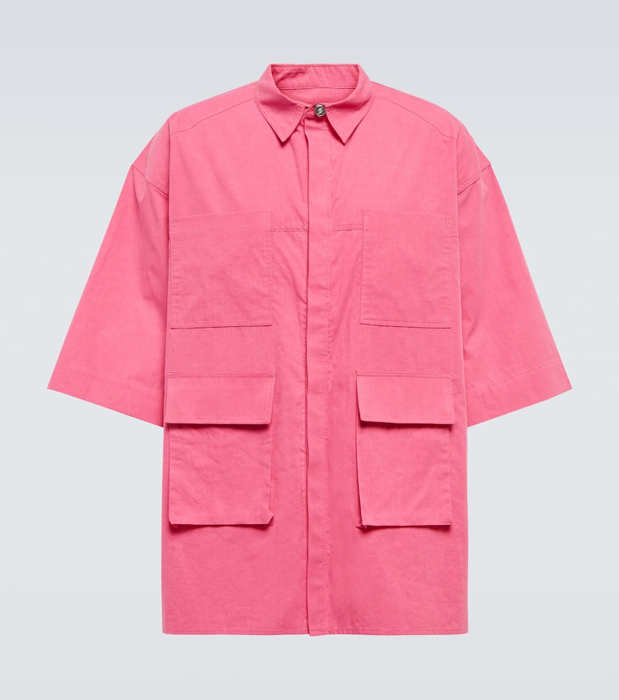Oversized cotton shirt