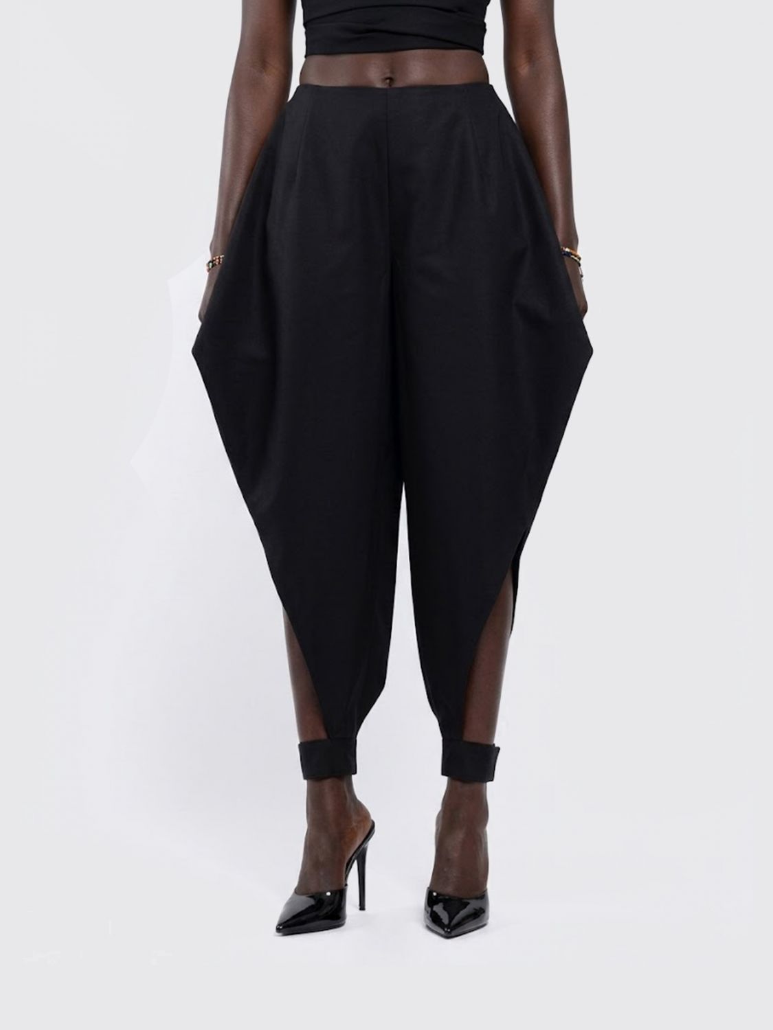 ALAÏA Pants Woman color Black