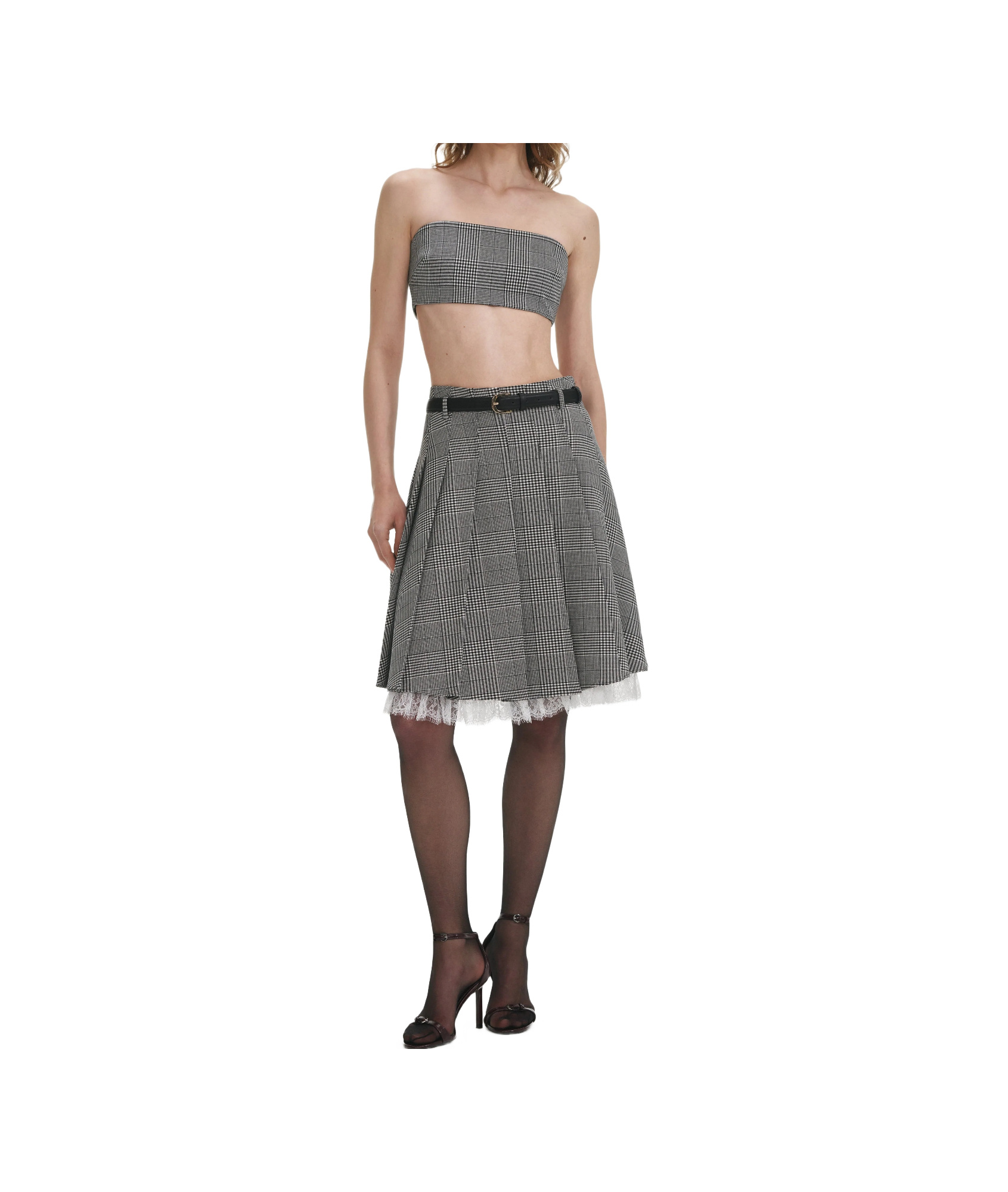 Prince of Wales-check skirt