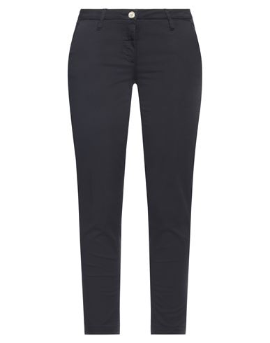 Woman Pants Midnight blue Size 24 Cotton