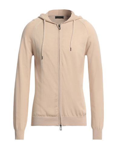 Man Cardigan Beige Size S Cotton