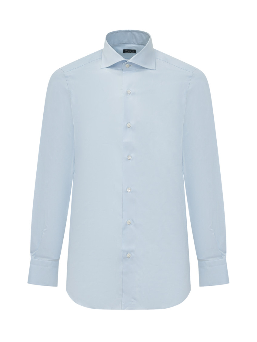 Light Blue Regular Solid Shirt