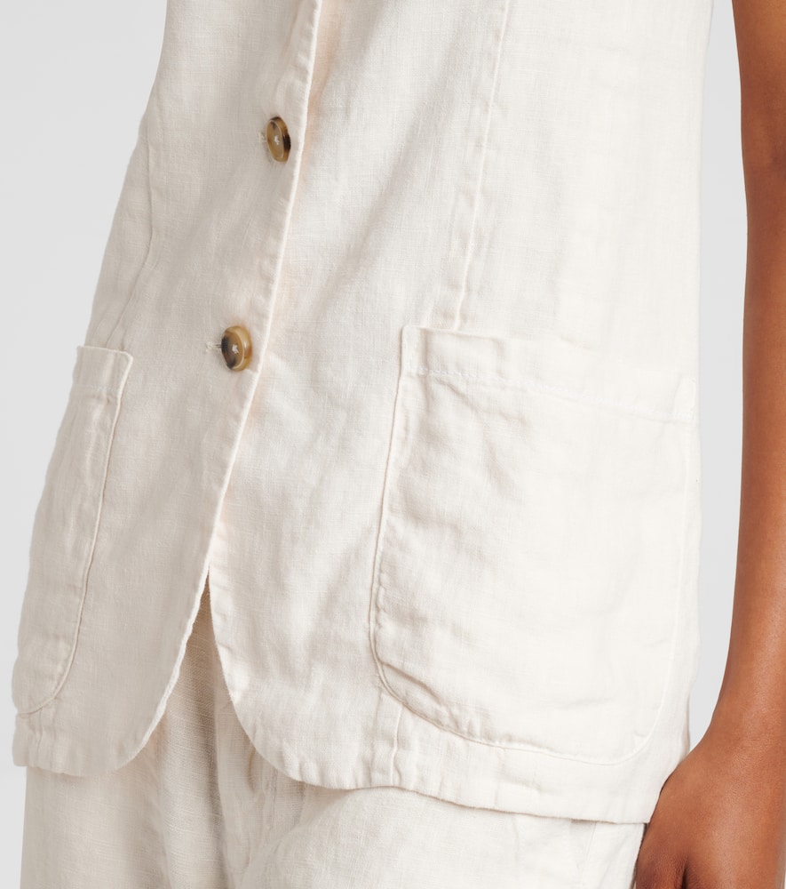 Acie linen vest