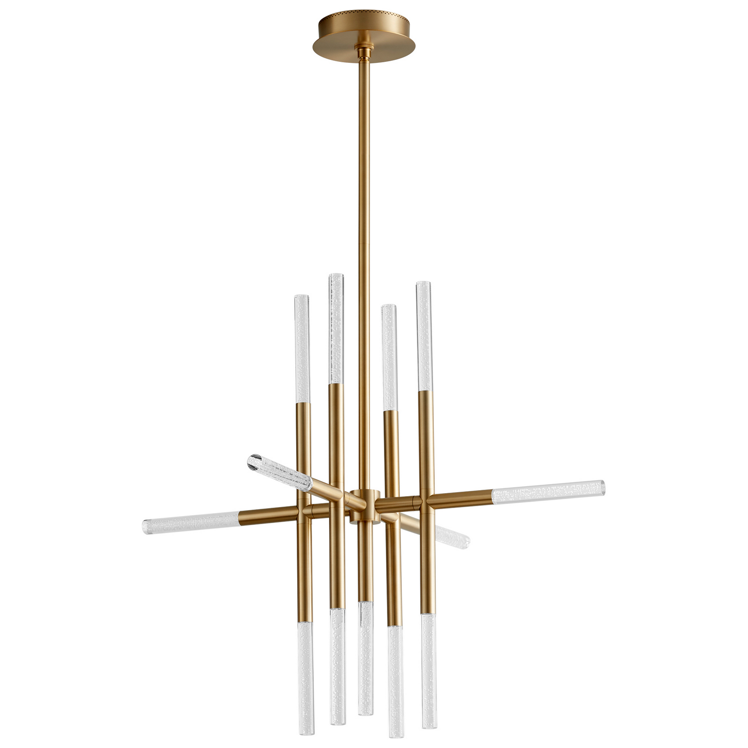 Aged Brass LED Ceiling Mount from the Moxy Collection