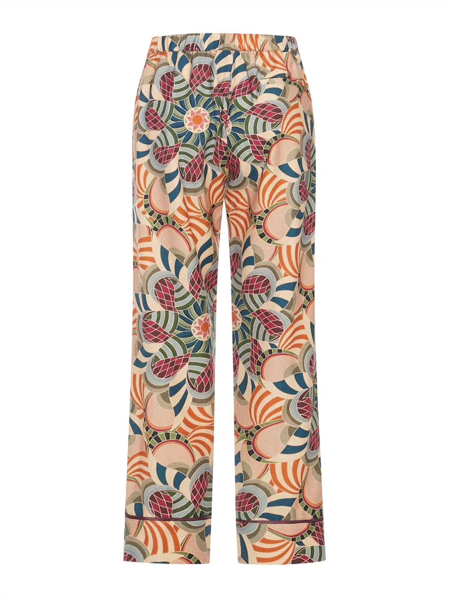 Women's Wool Pants In Multi