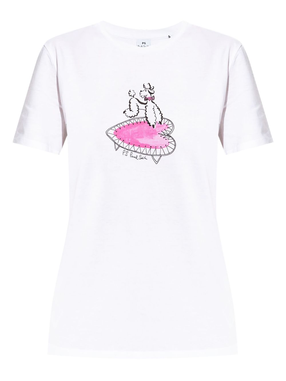 Dog-print T-shirt - White
