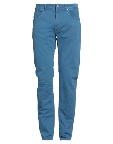 Barmas Man Pants Blue Size 30 Cotton, Elastane