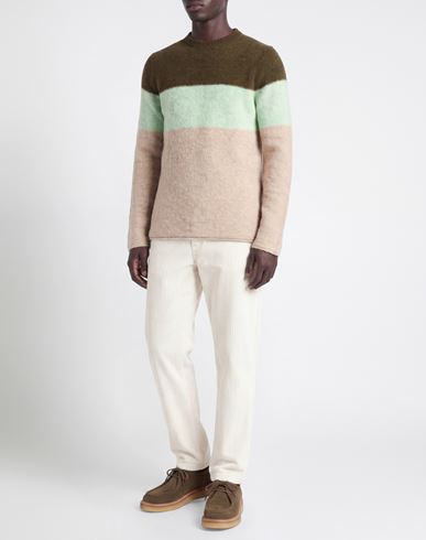 Man Sweater Military green Size L Acrylic, Alpaca wool, Polyamide, Wool