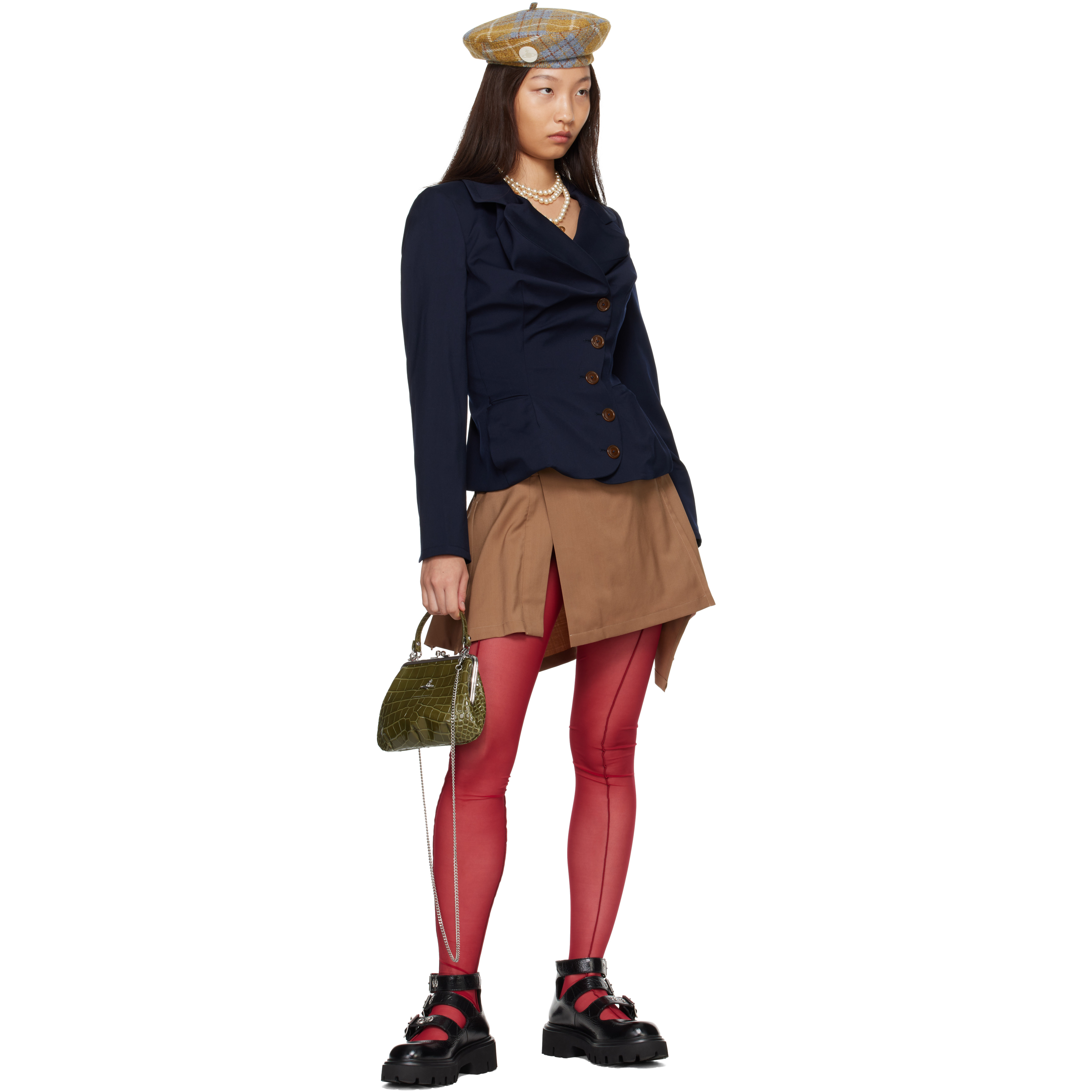 Khaki Granny Frame Bag