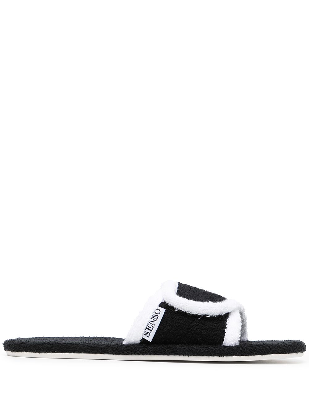 Iris towelling sandals - Black