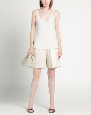 Z. o.e. Zone Of Embroidered Woman Top White Size L Polyamide, Acrylic