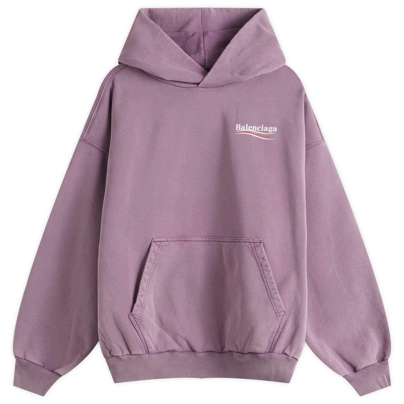 Men's Campaign Medium Fit Hoodie in Purple/White/Red