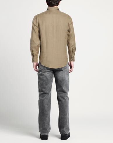 Man Shirt Sage green Size S Linen