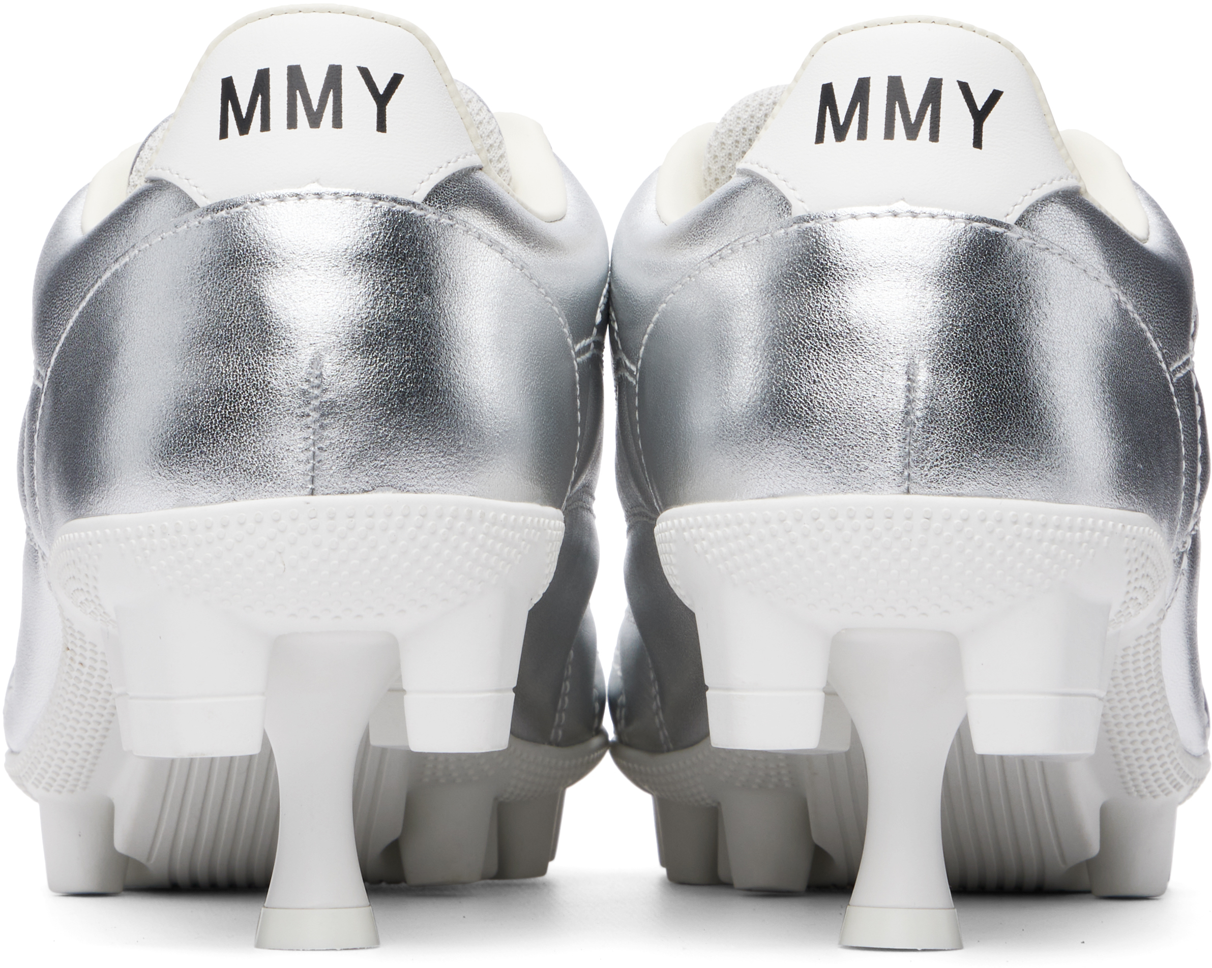 Silver Spike Sole Sneaker Heels