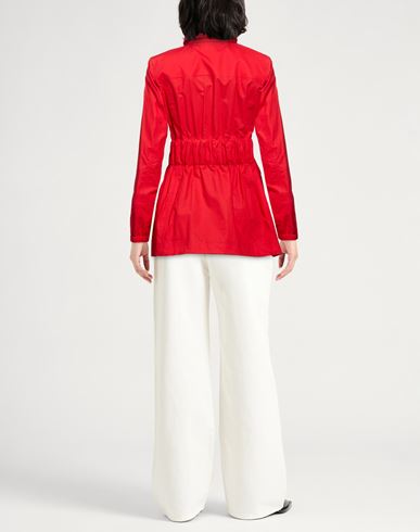 Woman Jacket Red Size 4 Cotton