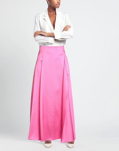 Camilla Milano Woman Maxi skirt Fuchsia Size 14 Polyester