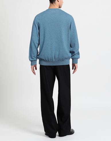 Man Sweater Blue Size 38 Cashmere