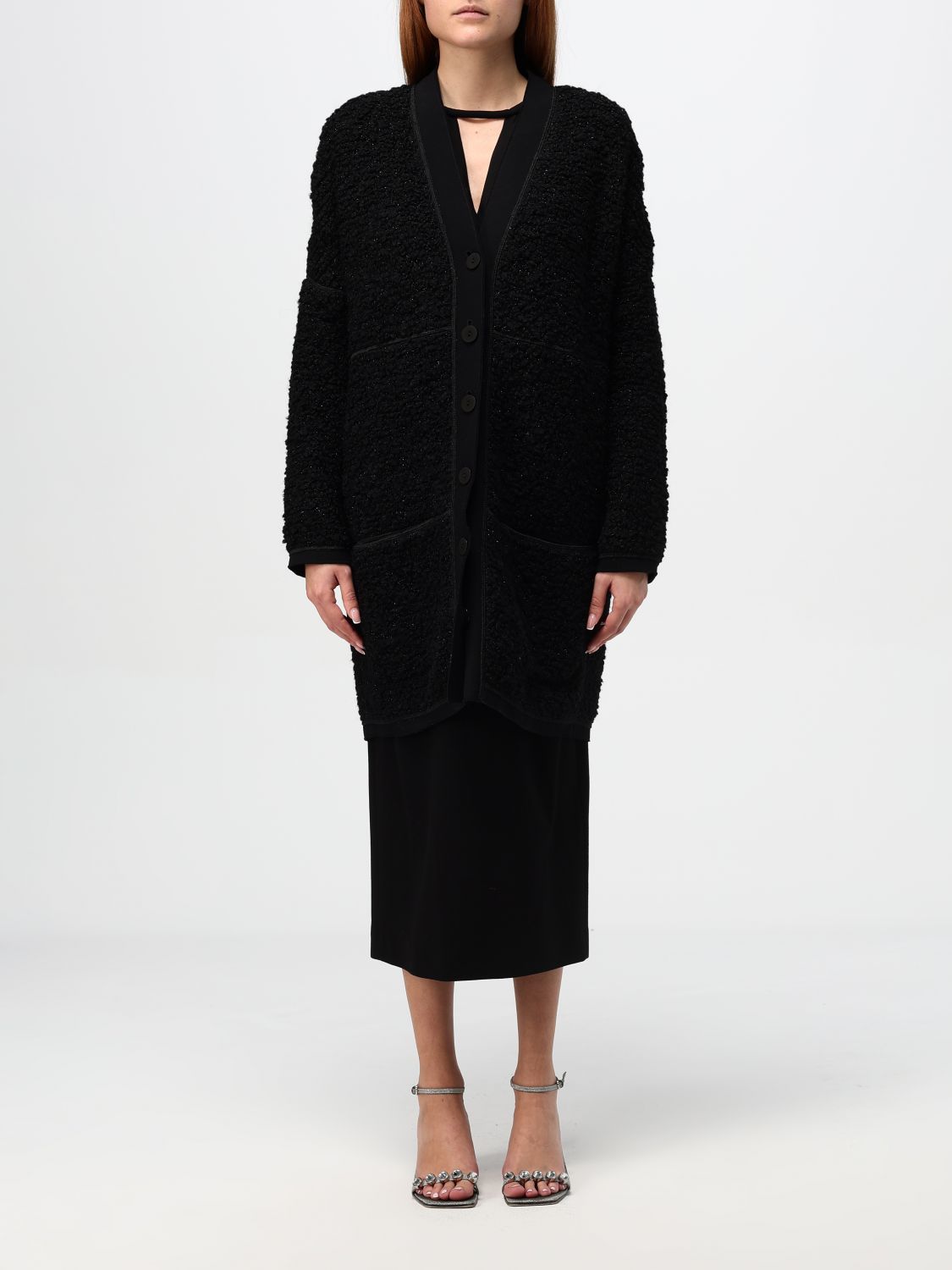 Coat Woman color Black