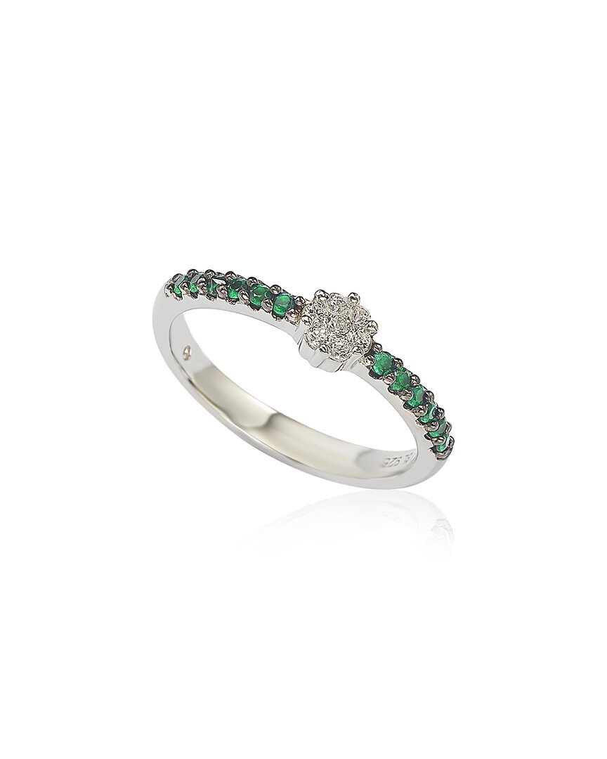 Silver Cz Stackable Ring