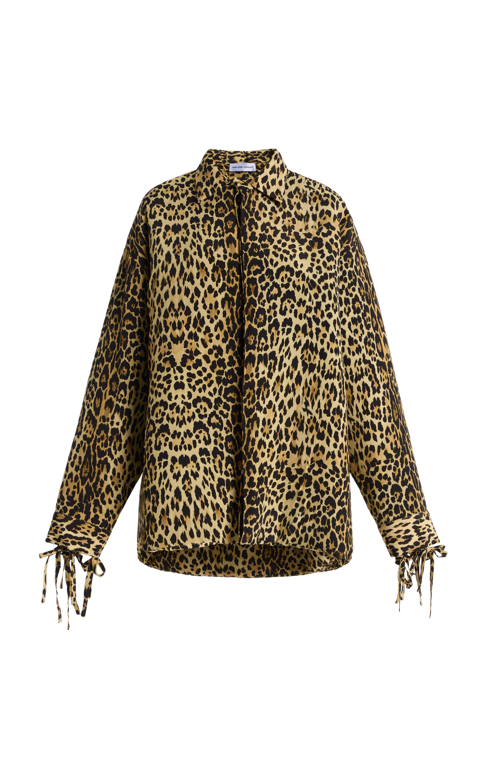 Leopard-Print Crepe Base Shirt - Moda Operandi