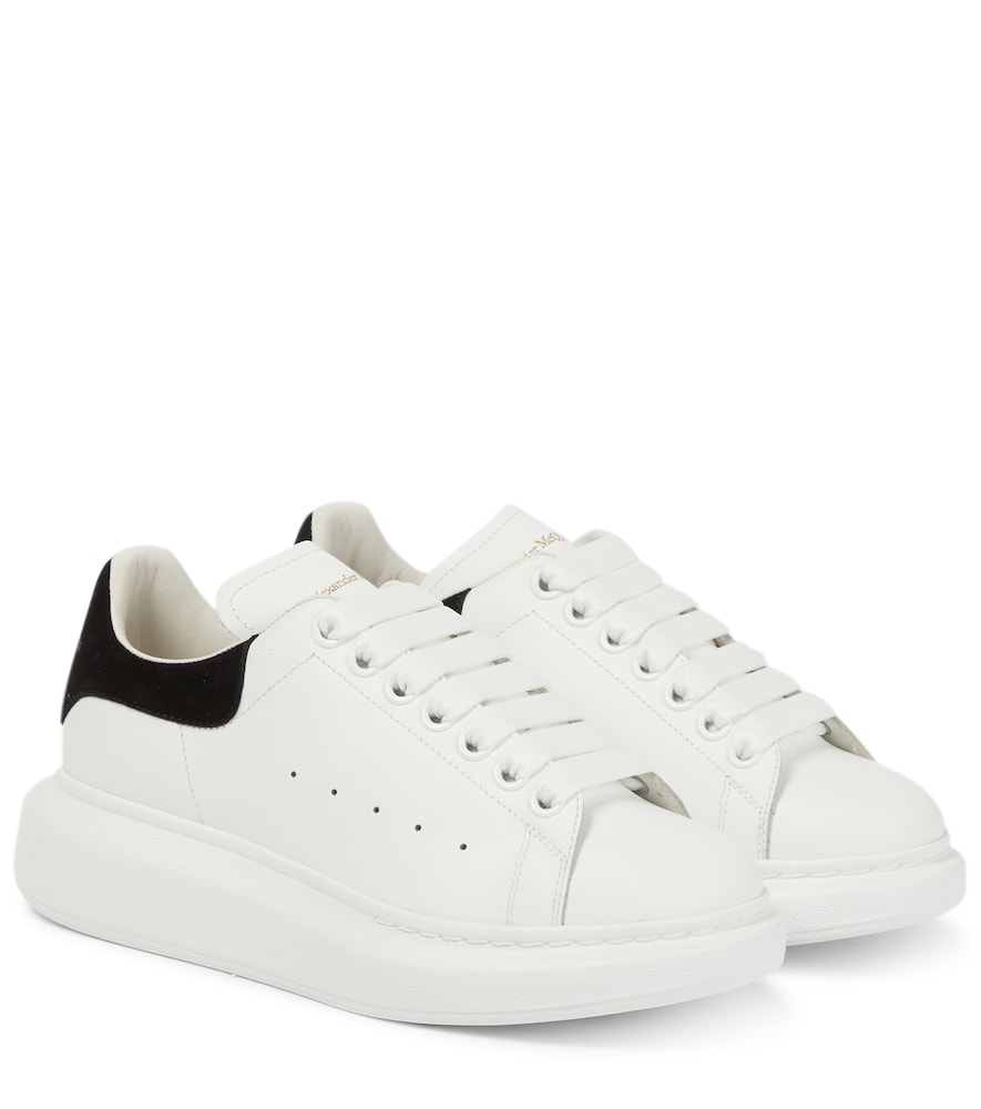 McQueen Oversized leather sneakers