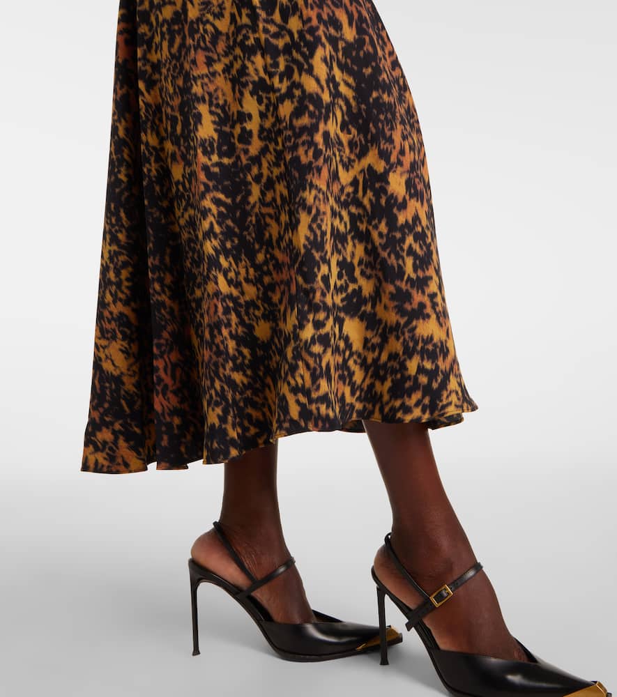 Clea printed midi dress