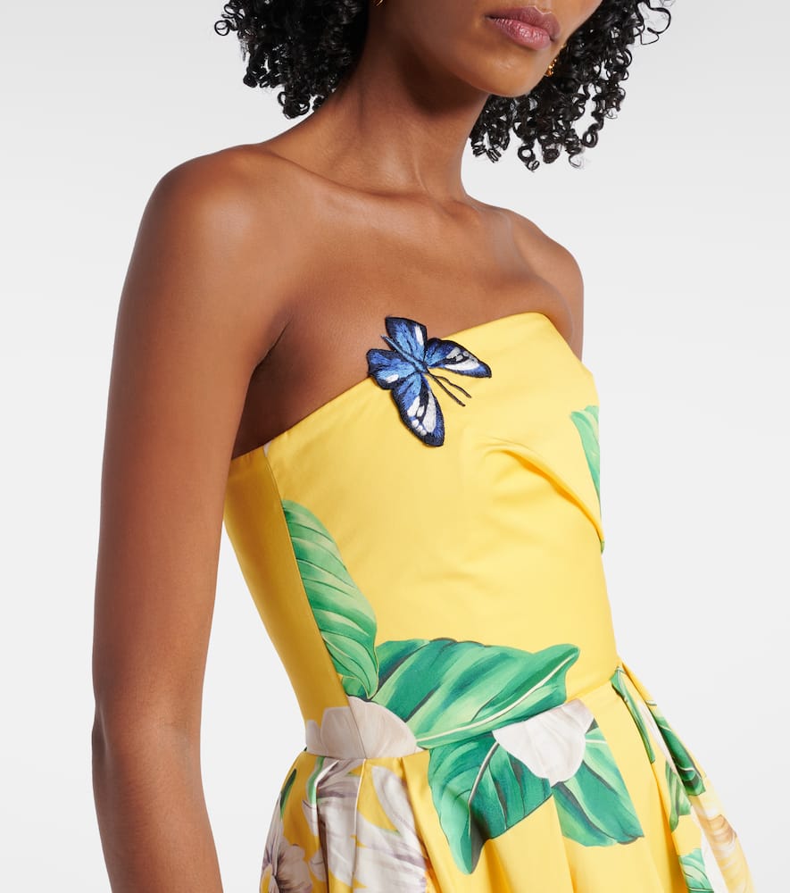 Lynn floral cotton midi dress