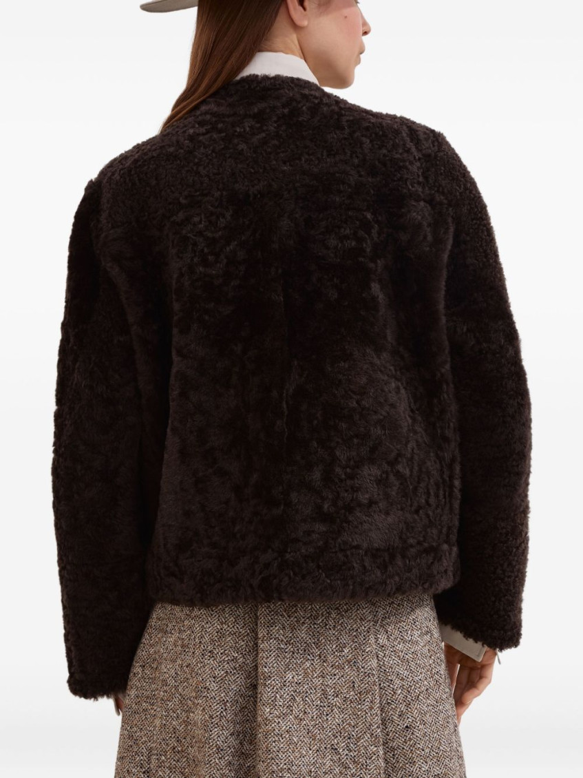 Double-breasted jacket - Brown