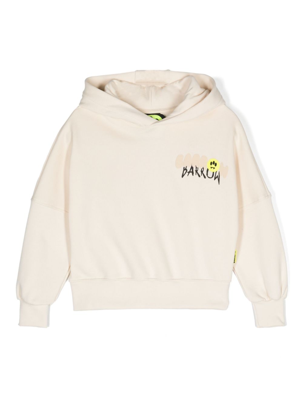 Logo-print hoodie - Neutrals