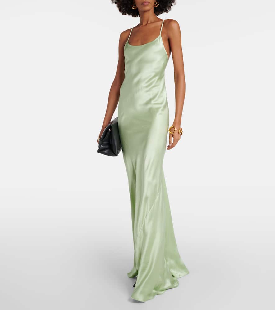 Victoria Beckham Satin slip dress