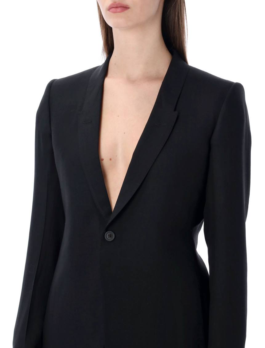 Rick Owens - soft tailoring blazer long line