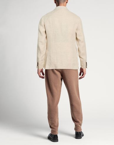 By Slowear Man Blazer Beige Size 36 Linen