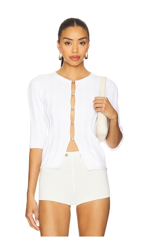 ASTA RESORT CARDIGAN DELILAH in Ivory. Größe XS. Also in L, M