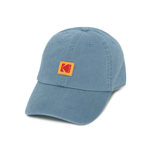 Relaxed Fit Square Logo Ball Cap BLUE