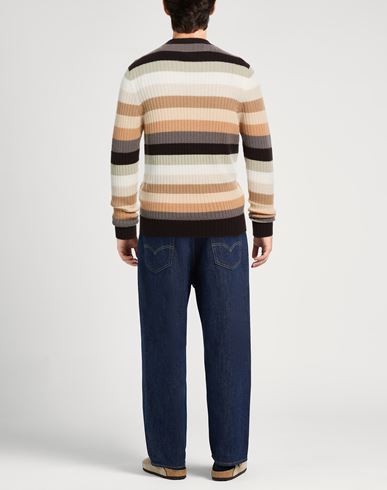 Man Sweater Dark brown Size 36 Cashmere