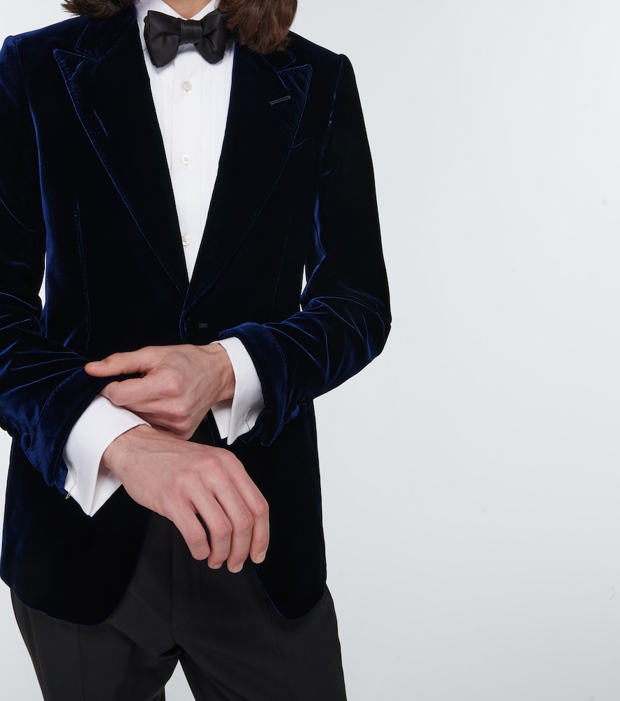 Shelton velvet blazer
