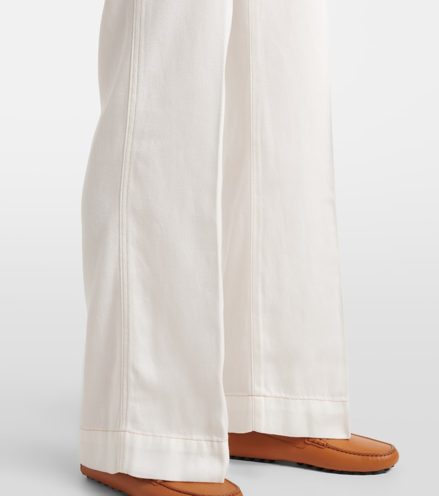 High-rise wide-leg jeans
