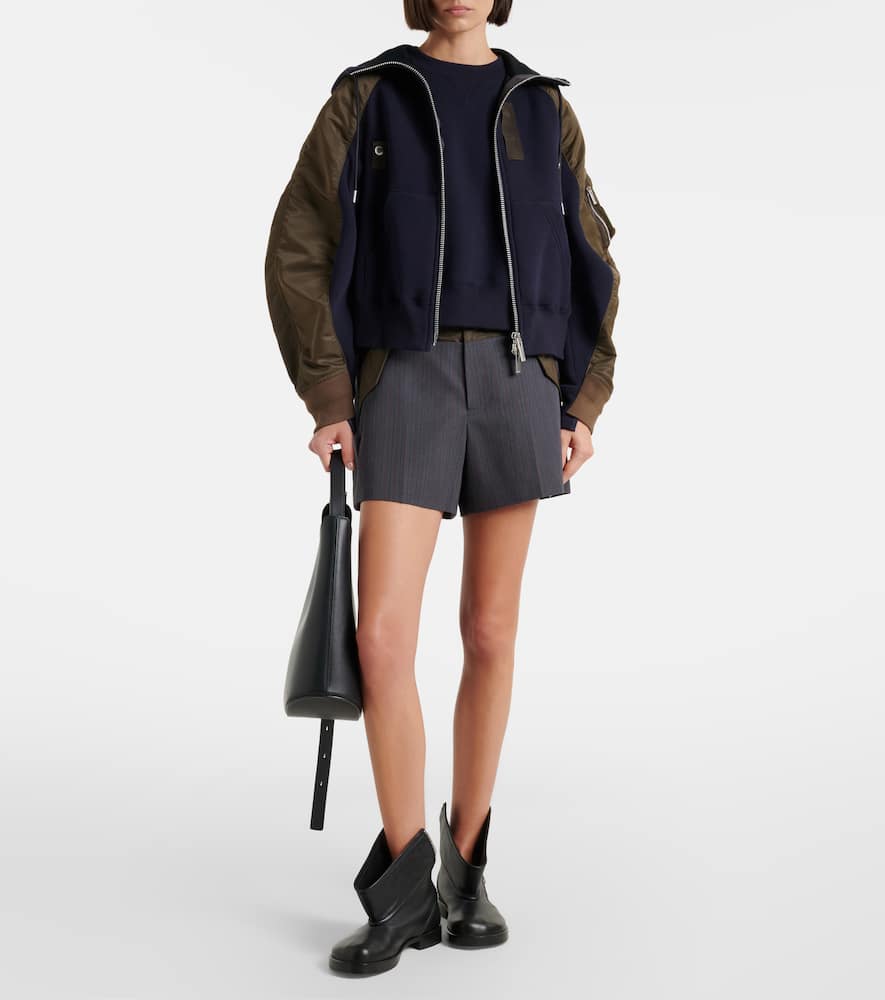 Cotton-blend and twill jacket