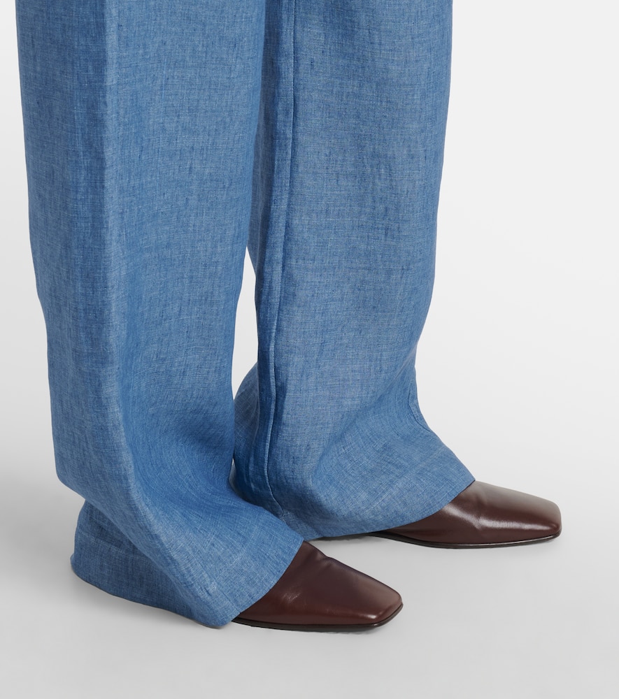 Róhe Linen wide-leg pants