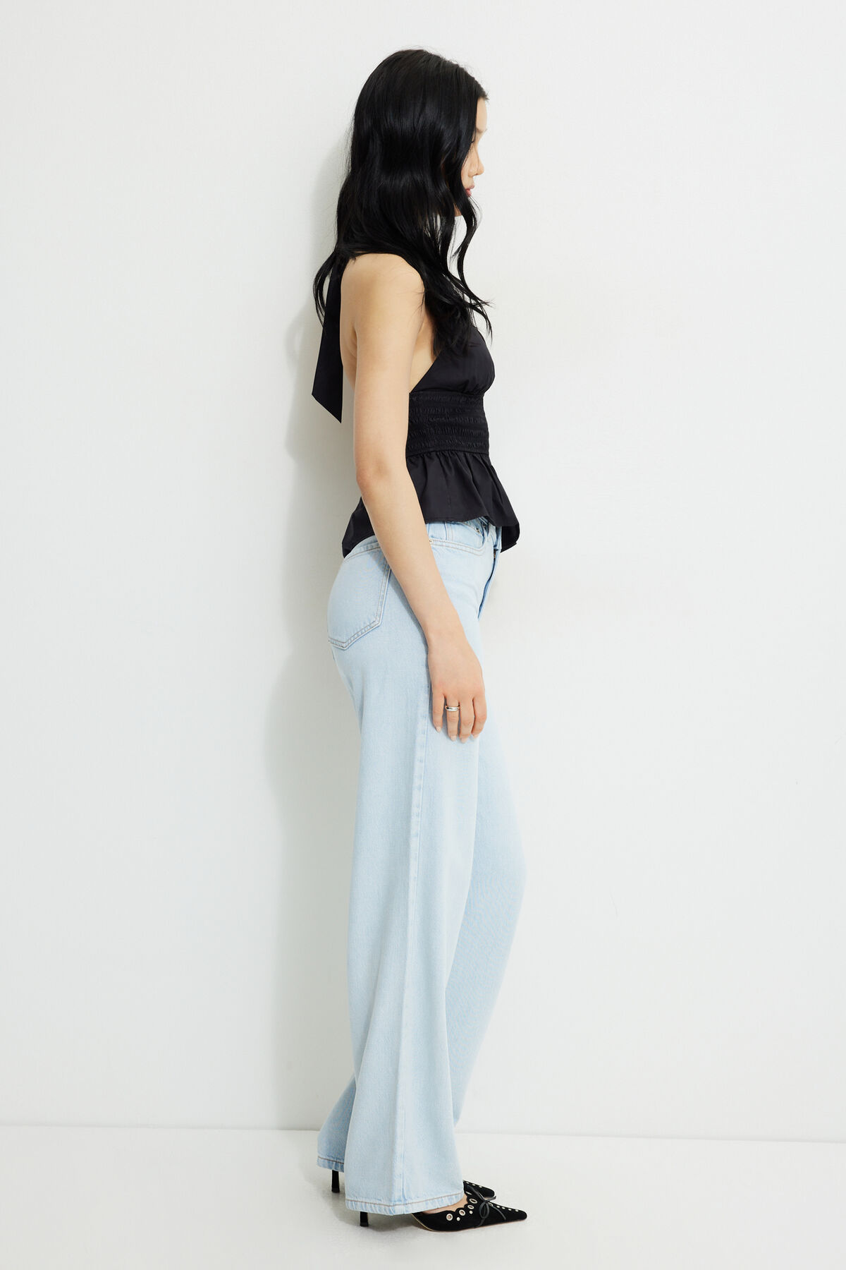 Heidi High Rise Wide Leg Tencel™ Jeans