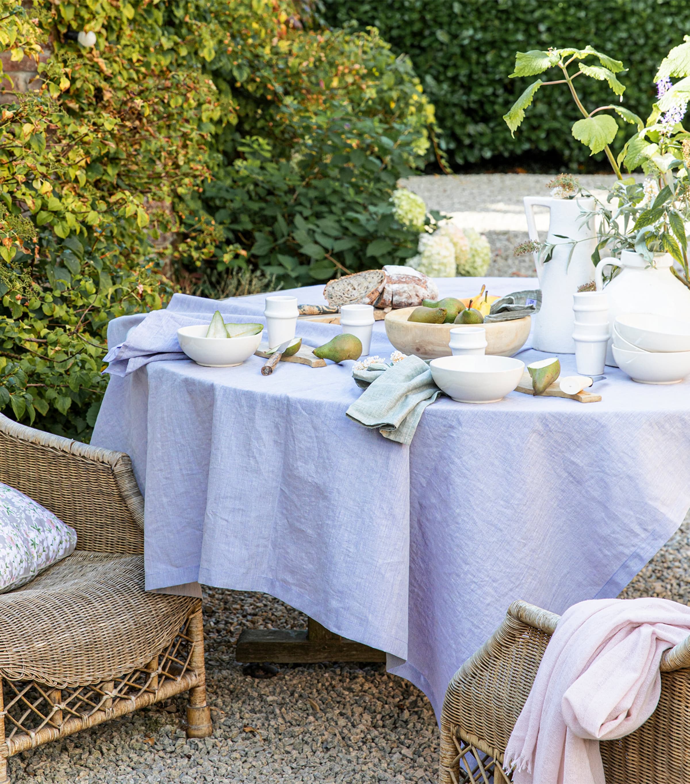 Linen Chambray Tablecloth
