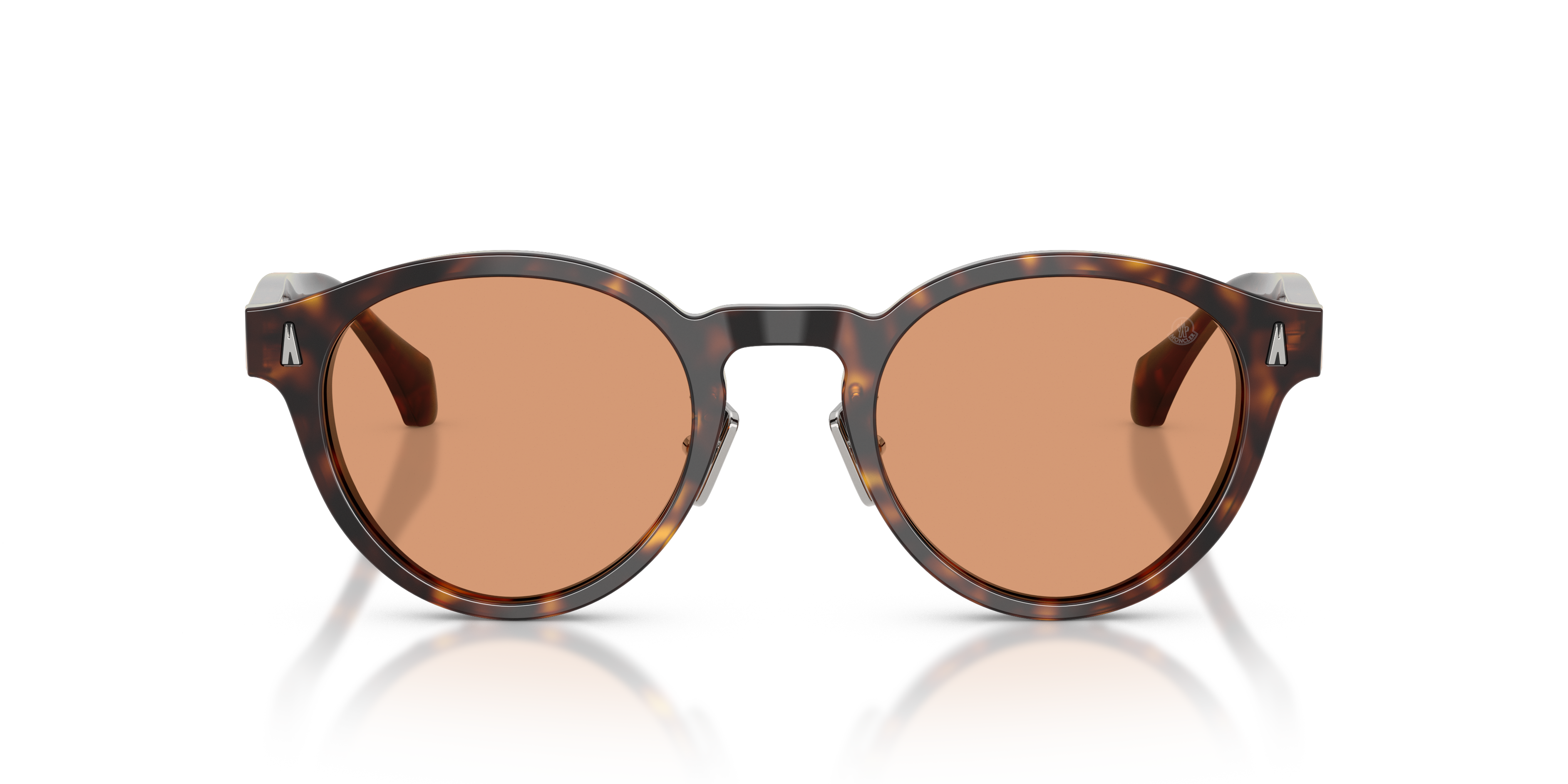 Moncler Unisex Moncler ME6017D EMBER 3002/7 Gafas de sol Acetato Tortuga Marrón Redonda Norma