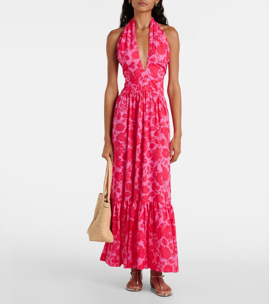 Fairhaven floral cotton-blend maxi dress