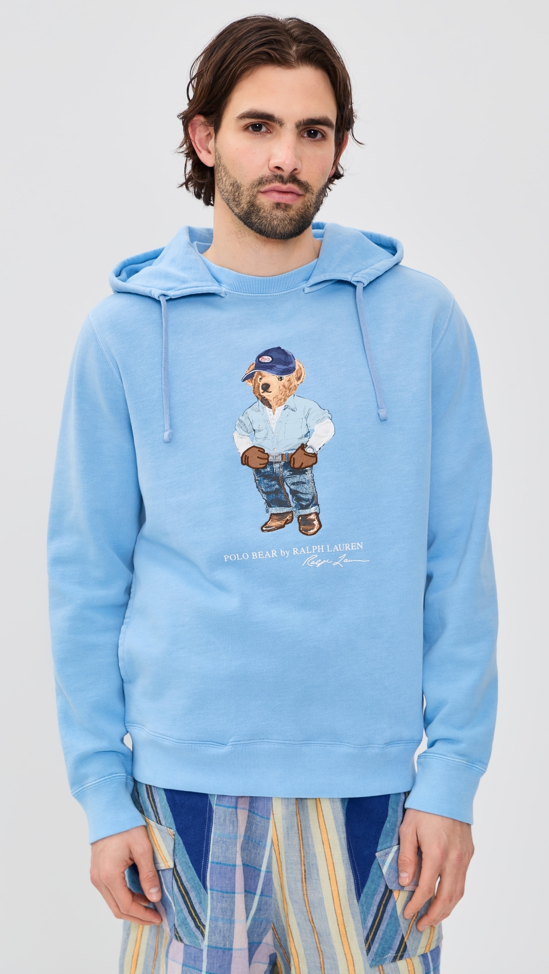 Original Label Denim Bear Hoodie Chambray Blue/Denim Bear