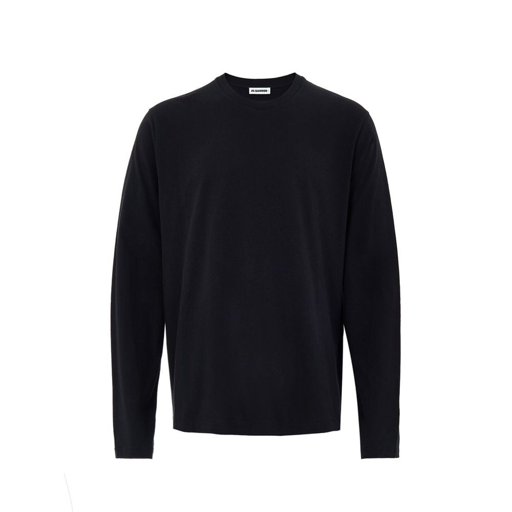 Logo-Embroidered Cotton-Cashmere T-Shirt — Black