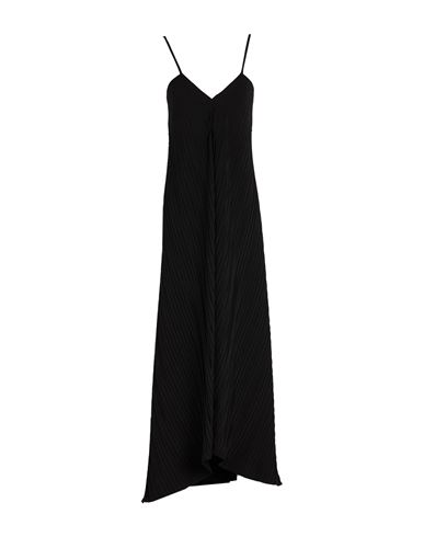 Woman Maxi dress Black Size 2 Polyester