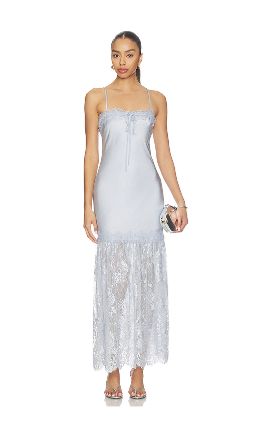 HEARTLOOM Peche Dress in Sky. XL also in S