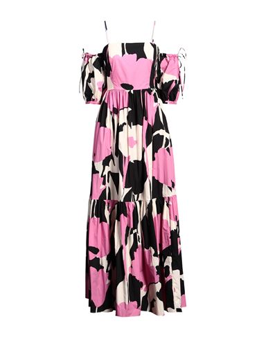 Woman Maxi dress Pink Size 2 Cotton